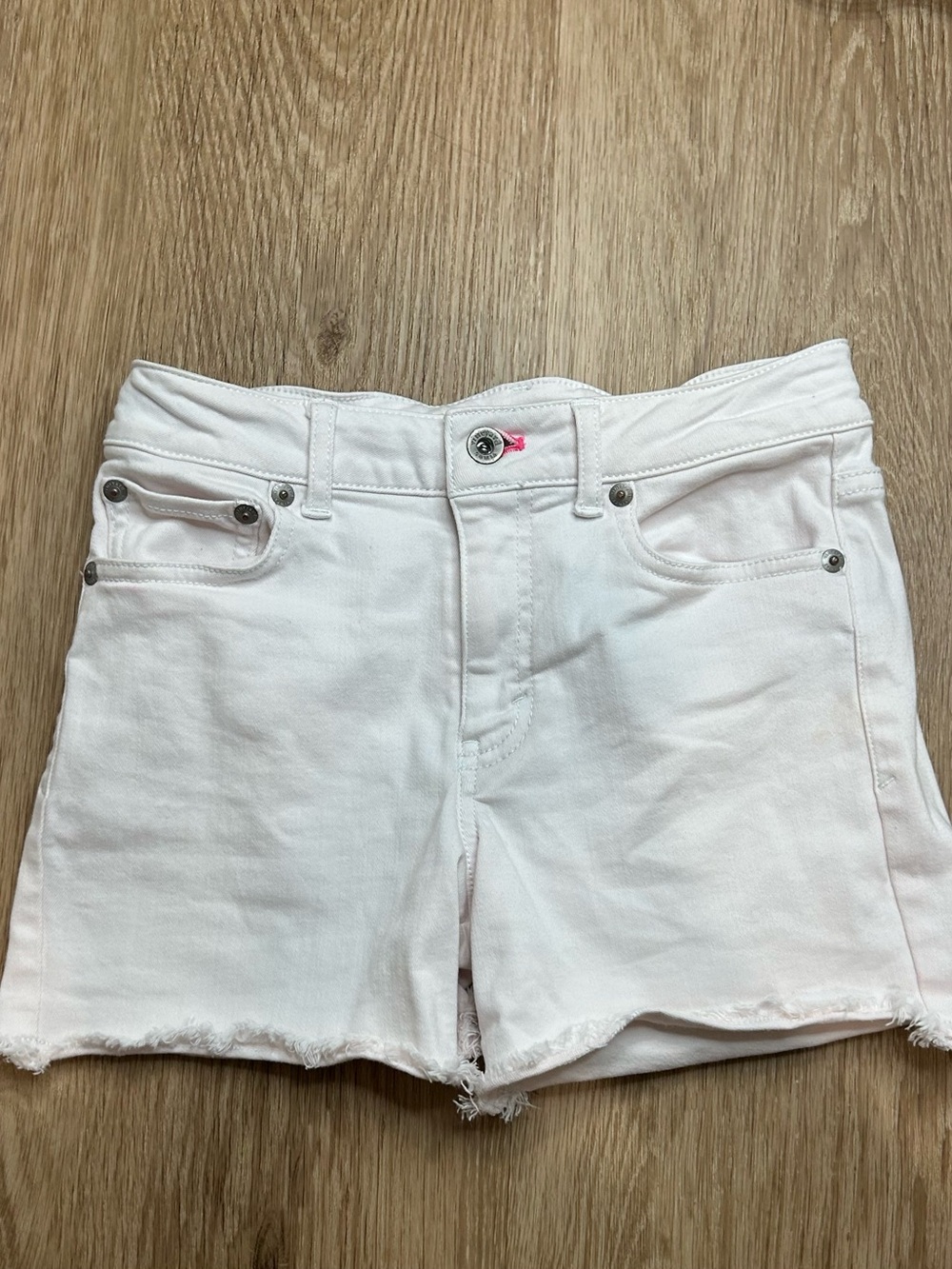 Girls Vineyard Vines White Jean Shorts